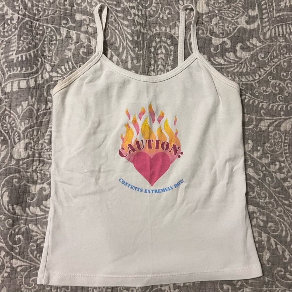 vintage Spoiled Girl Caution tank top